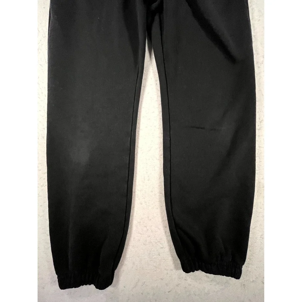 The North Face Sweatpants Mens Large Black Fleece‎ Lined Athletic Tapered Leg